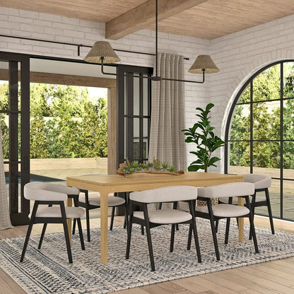 Alpine Furniture - Cove Rectangular Dining Table, Light Oak - 3859OAK-72 view 7