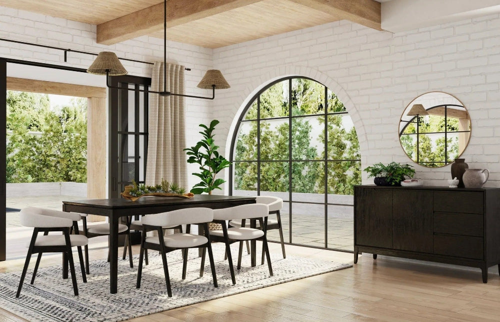 Alpine Furniture - Cove Rectangular Dining Table, Vintage Black - 3859-72 view 8