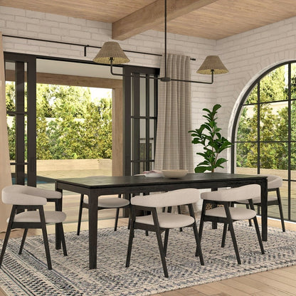 Alpine Furniture - Cove Rectangular Extension Dining Table, Vintage Black - 3859-90 view 7