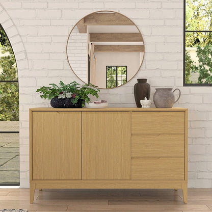 Alpine Furniture - Cove Server, Light Oak - 3859OAK-06 view 6