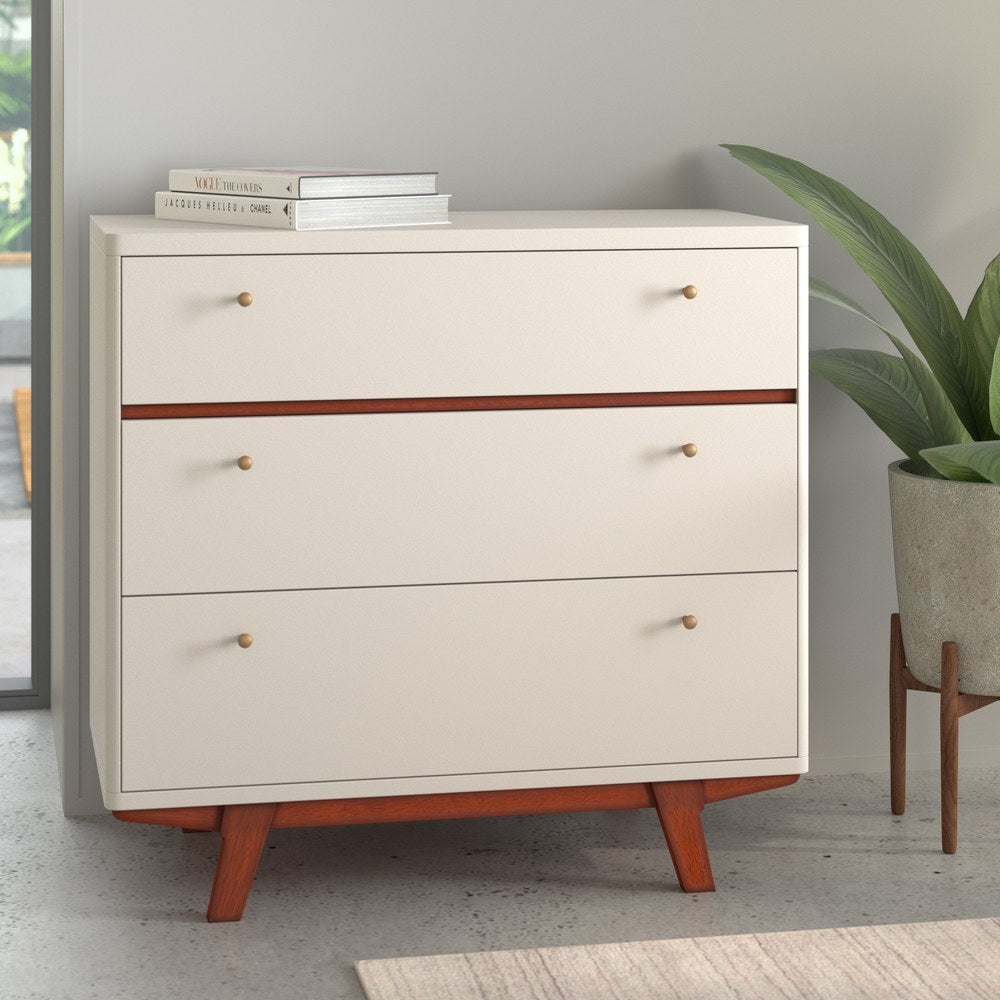 Alpine Furniture - Dakota 3 Drawer Small Chest - 1974-04 view 4