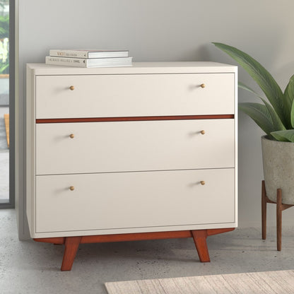 Alpine Furniture - Dakota 3 Drawer Small Chest - 1974-04 view 4