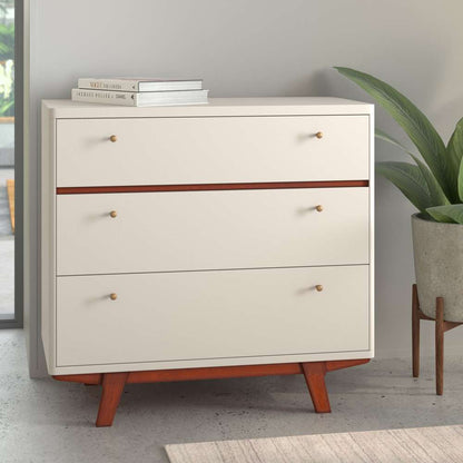 Alpine Furniture - Dakota 3 Drawer Small Chest - 1974-04 veiw 1