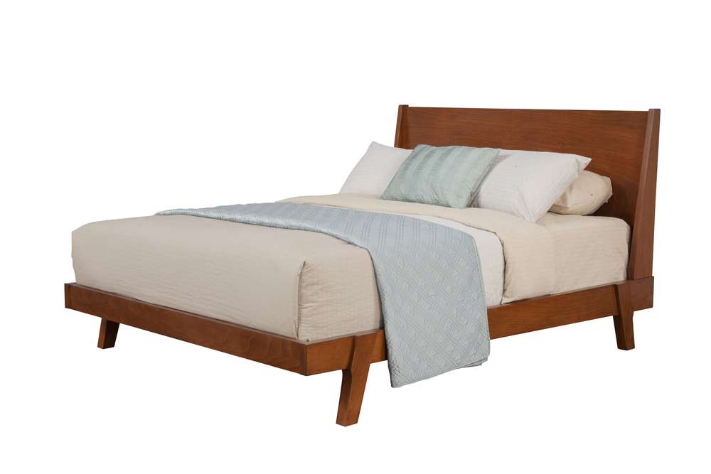 Alpine Furniture - Dakota Queen Platform Bed - 1974-01Q view 1