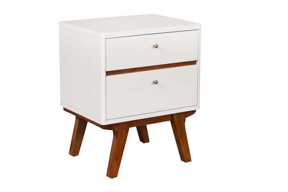 Alpine Furniture - Dakota Two Drawer Nightstand - 1974-02 veiw 1