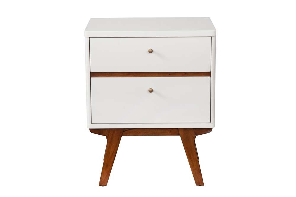 Alpine Furniture - Dakota Two Drawer Nightstand - 1974-02 veiw 2