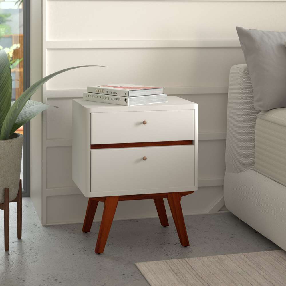 Alpine Furniture - Dakota Two Drawer Nightstand - 1974-02 veiw 4
