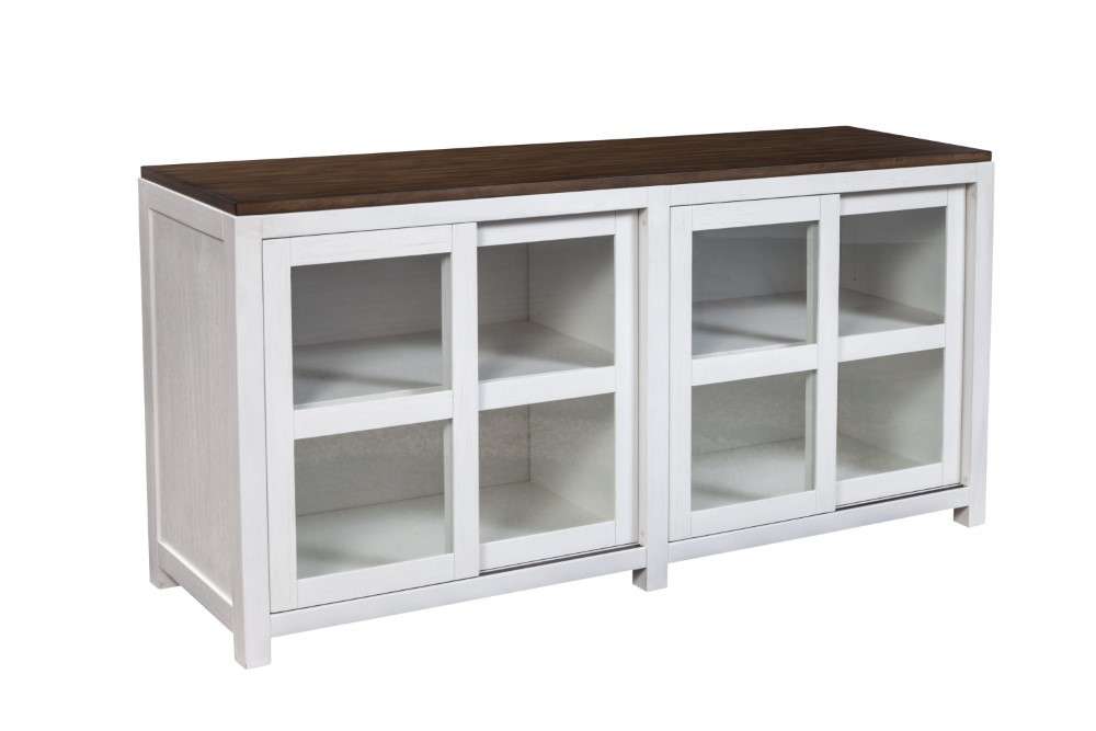 Alpine Furniture - Donham Large Display Cabinet - 3737-68 veiw 1