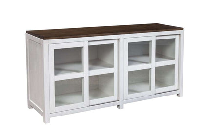 Alpine Furniture - Donham Large Display Cabinet - 3737-68 veiw 1