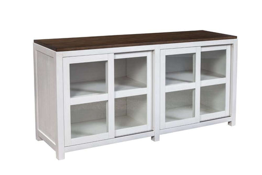 Alpine Furniture - Donham Large Display Cabinet - 3737-68 veiw 1