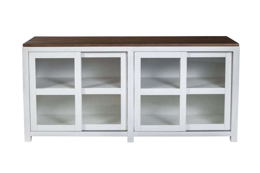 Alpine Furniture - Donham Large Display Cabinet - 3737-68 veiw 2