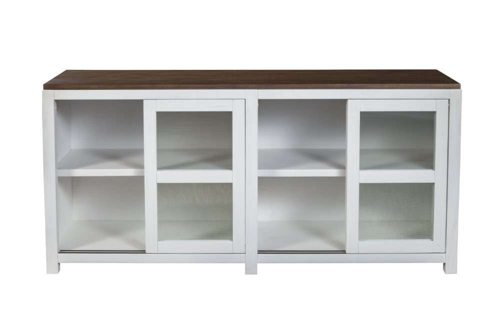 Alpine Furniture - Donham Large Display Cabinet - 3737-68 veiw 3