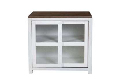 Alpine Furniture - Donham Small Display Cabinet - 3737-34 veiw 1