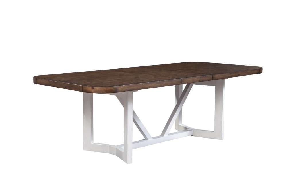 Alpine Furniture - Donham Two Tone Dining Table - 3737-01 veiw 1