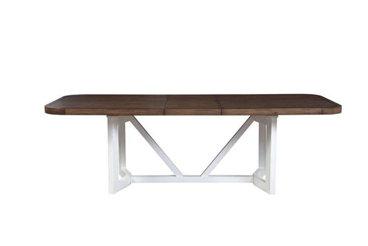 Alpine Furniture - Donham Two Tone Dining Table - 3737-01 veiw 2
