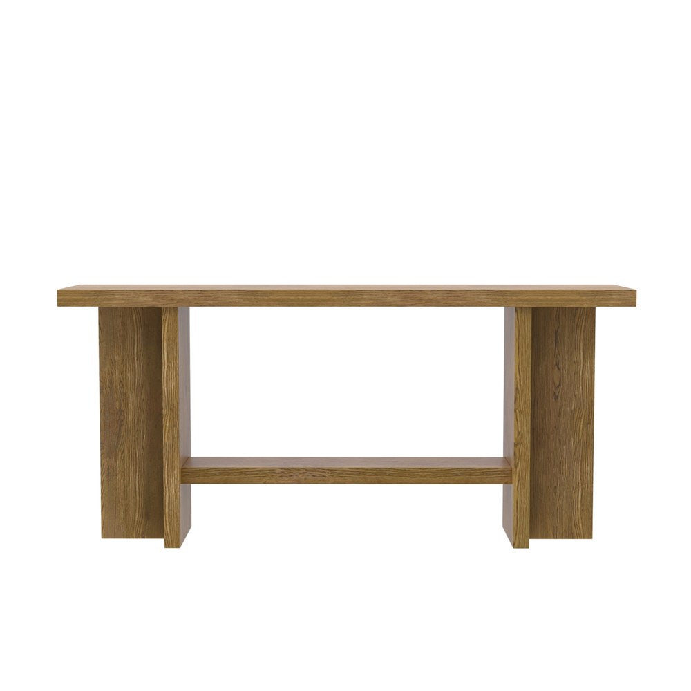 Alpine Furniture - Donte Console Table, Oak - 6798OAK-63 view 2