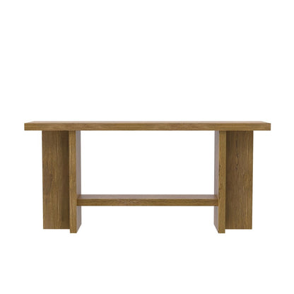 Alpine Furniture - Donte Console Table, Oak - 6798OAK-63 view 2