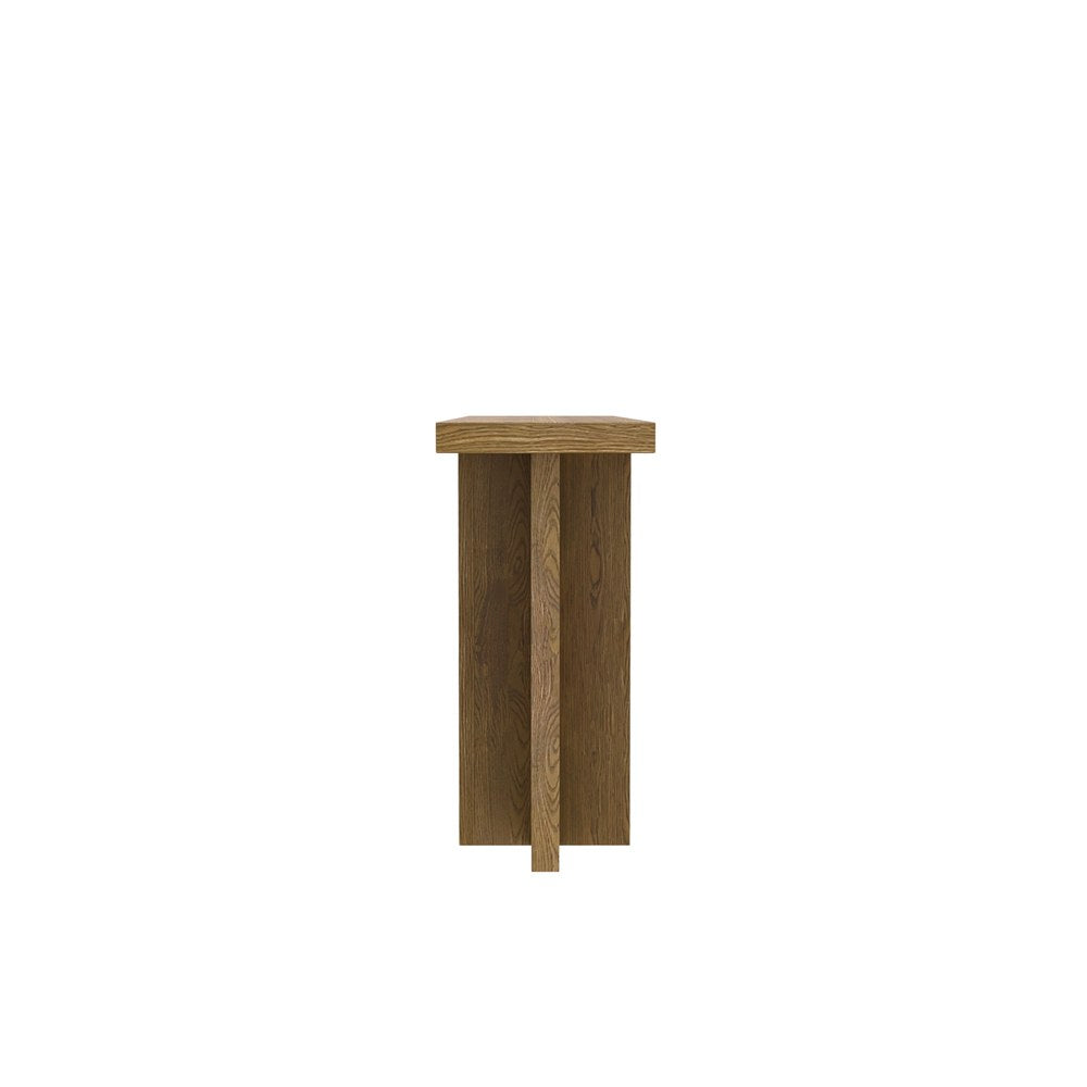 Alpine Furniture - Donte Console Table, Oak - 6798OAK-63 view 3