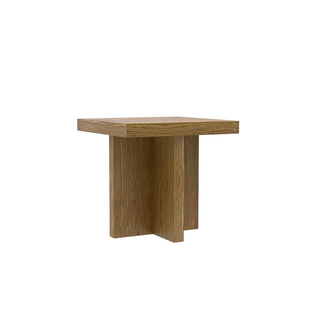 Alpine Furniture - Donte End Table, Oak - 6798OAK-62 view 1