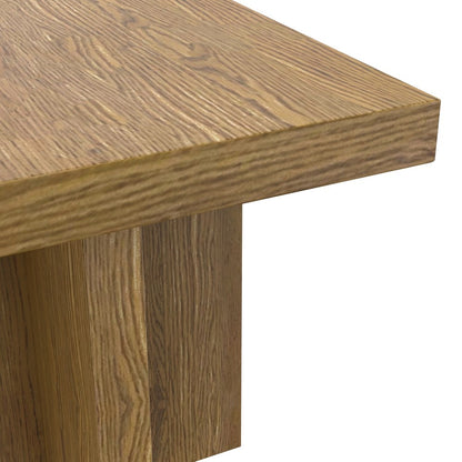 Alpine Furniture - Donte End Table, Oak - 6798OAK-62 view 4