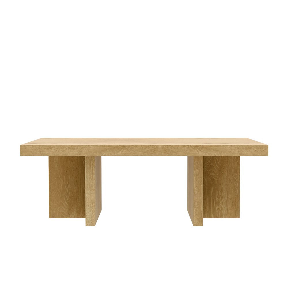 Alpine Furniture - Donte Rectangular Coffee Table, Natural - 6798NAT-61 view 2