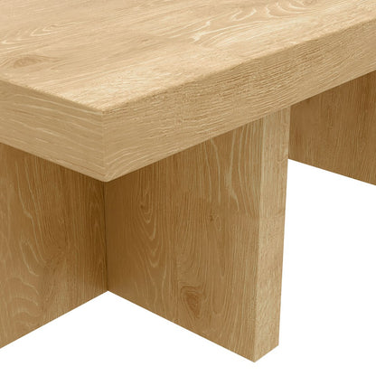 Alpine Furniture - Donte Rectangular Coffee Table, Natural - 6798NAT-61 view 4