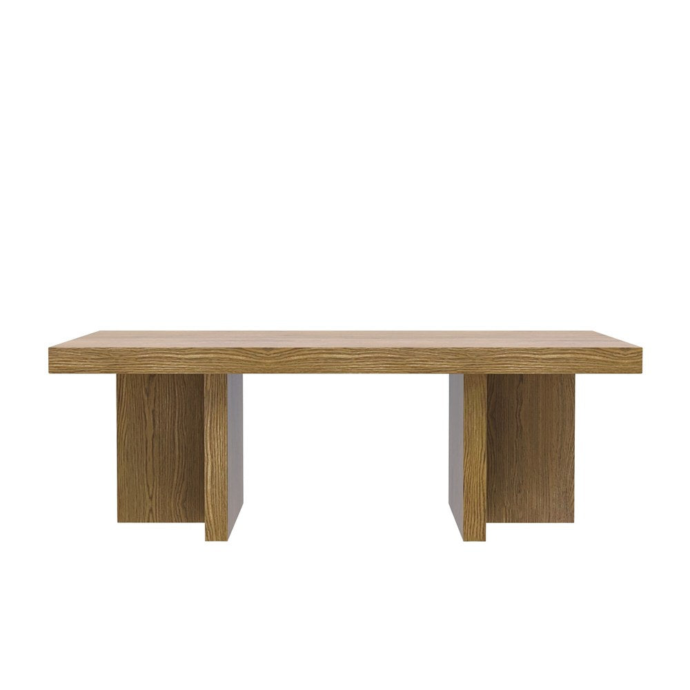 Alpine Furniture - Donte Rectangular Coffee Table, Oak - 6798OAK-61 view 2