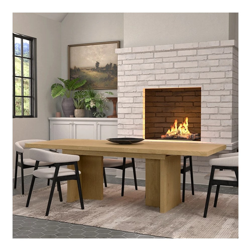 Alpine Furniture - Donte Self Storage Extension Dining Table, Natural - 6798NAT-01 view 10