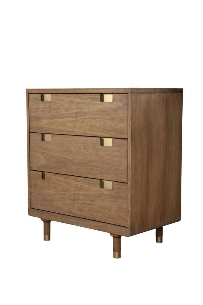 Alpine Furniture - Easton Three Drawer Small Chest - 2088-04 veiw 2