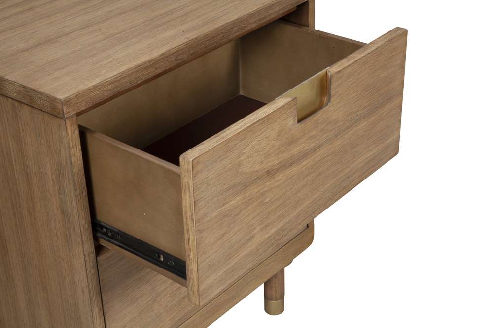 Alpine Furniture - Easton Two Drawer Nightstand - 2088-02 veiw 3
