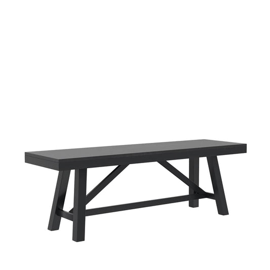 Alpine Furniture - Eleanor Bench, Black - 3466BLK-03 view 1