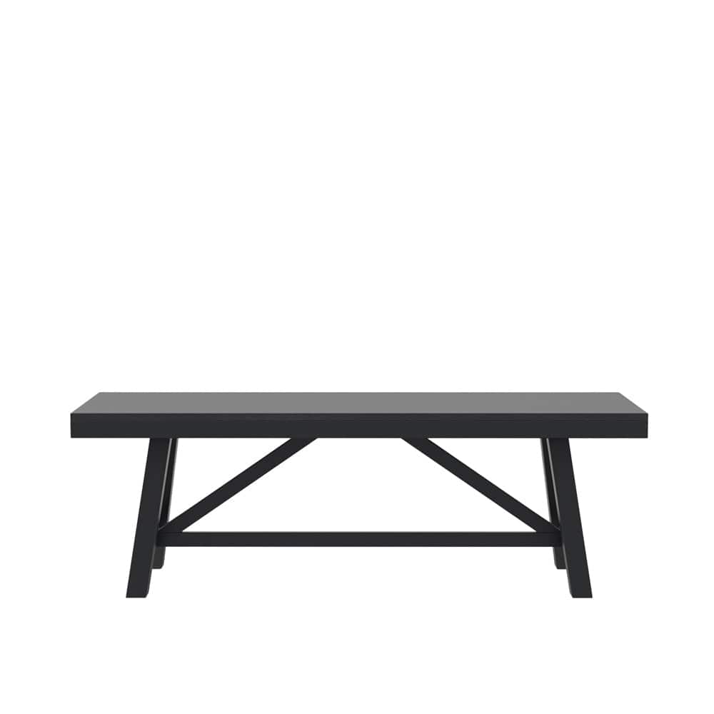 Alpine Furniture - Eleanor Bench, Black - 3466BLK-03 view 2