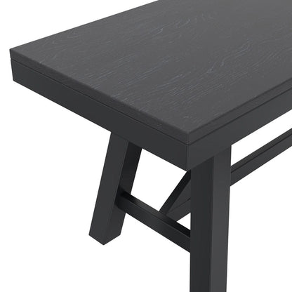 Alpine Furniture - Eleanor Bench, Black - 3466BLK-03 view 5