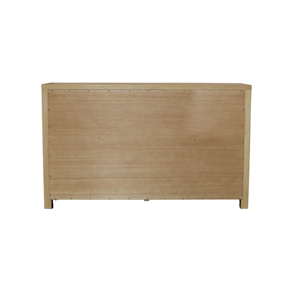 Alpine Furniture - Eleanor Glass & Wood Sideboard - 3466-06 view 4