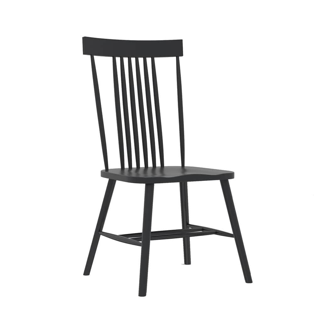 Alpine Furniture - Eleanor Side Chair, Black - 3466BLK-02 view 1