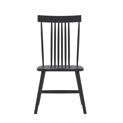 Alpine Furniture - Eleanor Side Chair, Black - 3466BLK-02 view 2