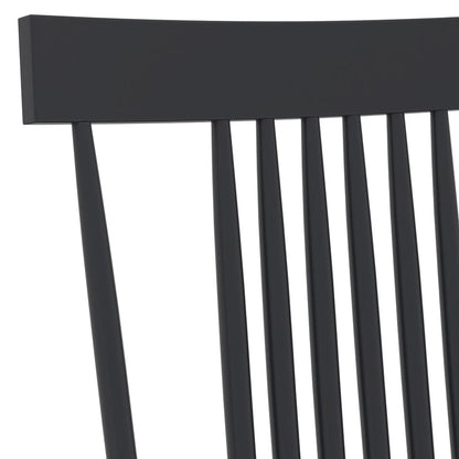 Alpine Furniture - Eleanor Side Chair, Black - 3466BLK-02 view 5