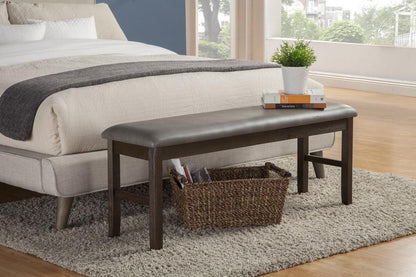 Alpine Furniture - Emery Dining Bench, Walnut - 2929-03 veiw 4