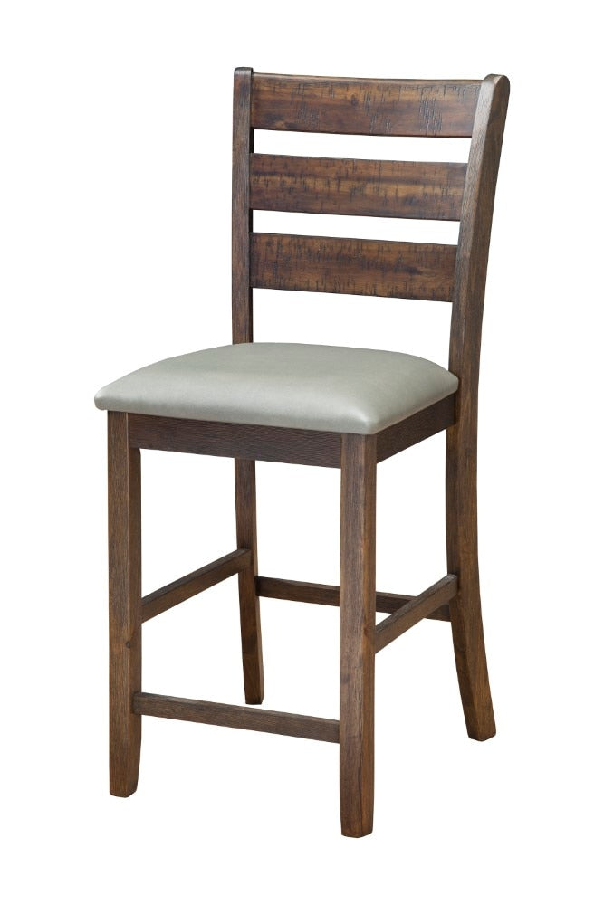 Alpine Furniture - Emery Pub Height Chairs Walnut (Set of 2) - 2929-05 veiw 1