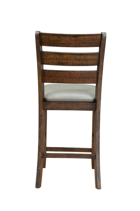 Alpine Furniture - Emery Pub Height Chairs Walnut (Set of 2) - 2929-05 veiw 2