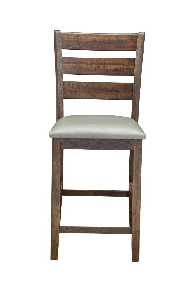 Alpine Furniture - Emery Pub Height Chairs Walnut (Set of 2) - 2929-05 veiw 3
