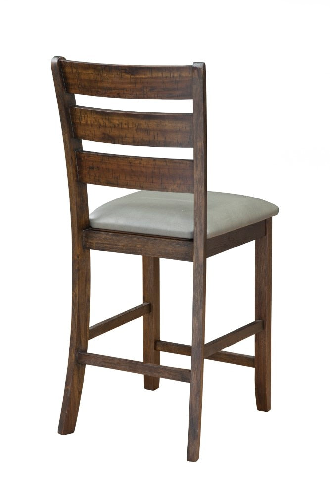 Alpine Furniture - Emery Pub Height Chairs Walnut (Set of 2) - 2929-05 veiw 4