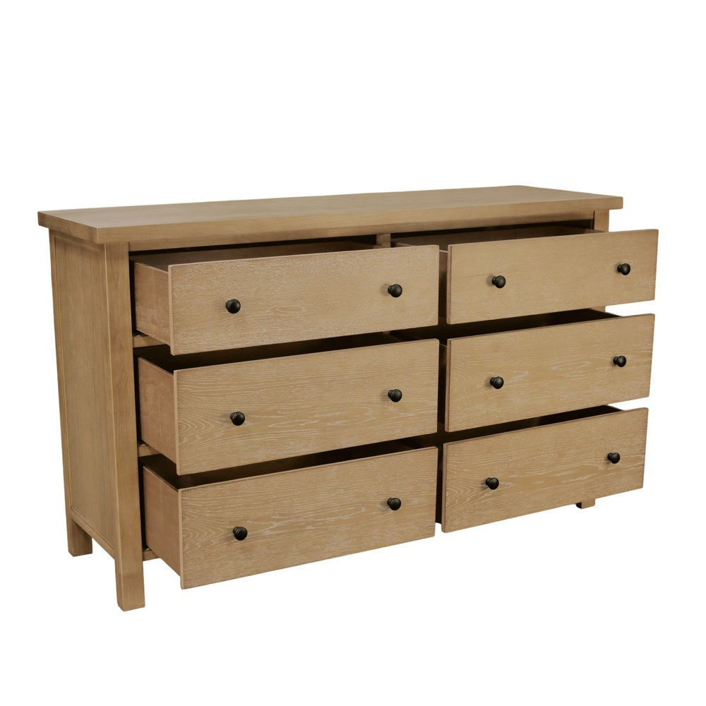 Alpine Furniture - Emilia Six Drawer Dresser - 5170-03 view 5
