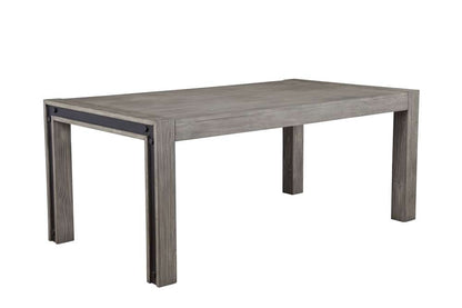 Alpine Furniture - Fallon Solid Pine Dining Table, Gray & Black - 3394-01 veiw 1