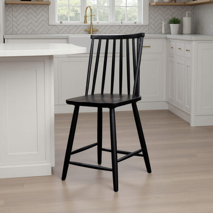 Alpine Furniture - Felix Windsor Counter Height Barstool, Set of 2 - 1640-04 view 7