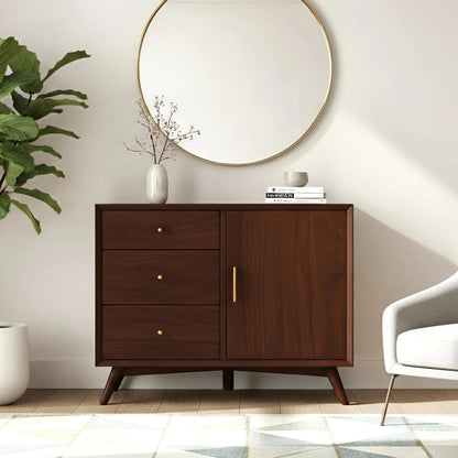 Alpine Furniture - Flynn Accent Cabinet, Walnut - 966WAL-14 view 6