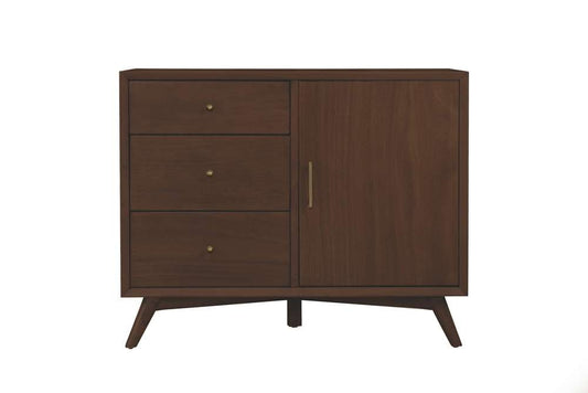 Alpine Furniture - Flynn Accent Cabinet, Walnut - 966WAL-14 veiw 2