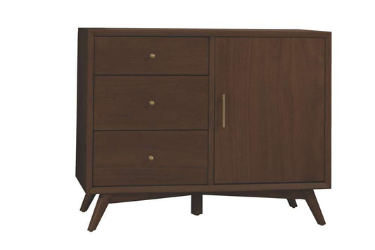 Alpine Furniture - Flynn Accent Cabinet, Walnut - 966WAL-14 veiw 3