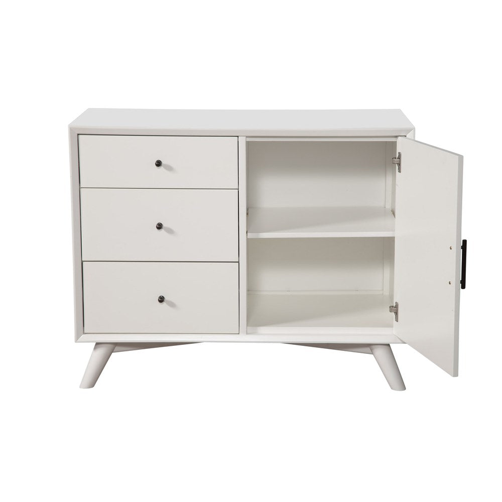 Alpine Furniture - Flynn Accent Cabinet, White - 966-W-14 view 2
