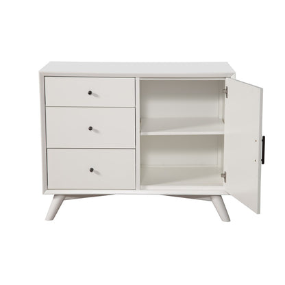 Alpine Furniture - Flynn Accent Cabinet, White - 966-W-14 view 2